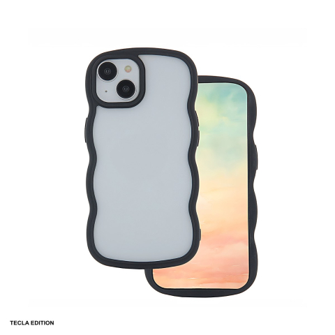 Huse si protectii smartphone - Husa Wave pentru iPhone 13 Pro, Carcasa, TPU (poliuretan termoplastic), PC, Negru