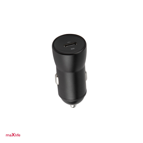 Incarcator auto - Incarcator auto Maxlife MXCC-04, PD QC 20 W, 1x USB-C, negru