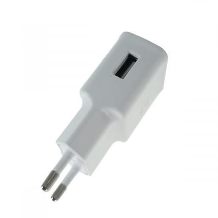 Incarcator priza retea - Incarcator rapid priza retea la 1 x USB, pentru Samsung EP-TA20EBE Adaptive Fast Charging, 5V 2A, alb