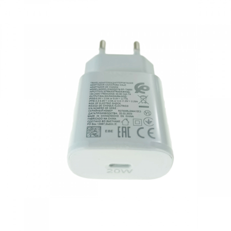 Incarcator priza retea - Incarcator USB Tip C la priza Euro, PD 20W, Zk-03, Fast Charging, 100-240V, Alb