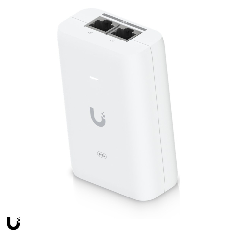 Accesorii retea - Injector PoE+ Ubiquiti UniFi 2.5G PoE+ Adapter, 30 W, port 2.5 GbE, iesire 48 V DC, protectie la supratensiune, UACC-POE+-2.5G