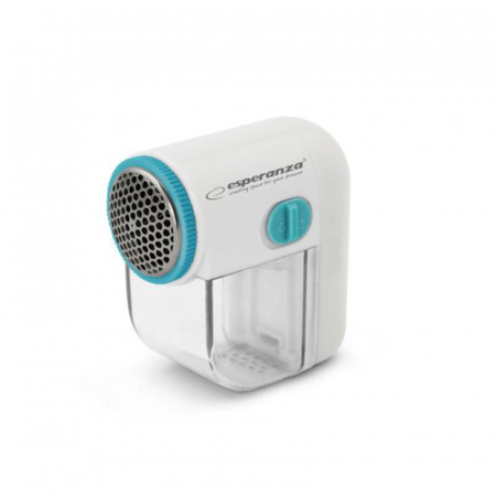 Intretinere textile - Instrument ECS003T pentru indepartarea scamelor,80x75x40mm,cu container,alb cu albastru