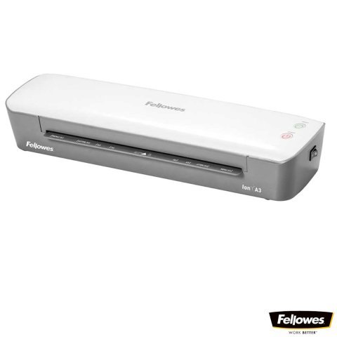 Tehnica de birou - Laminator A3 Fellowes Ion cu functie de eliberare si kit folii inclus pentru documente, fotografii si proiecte creative
