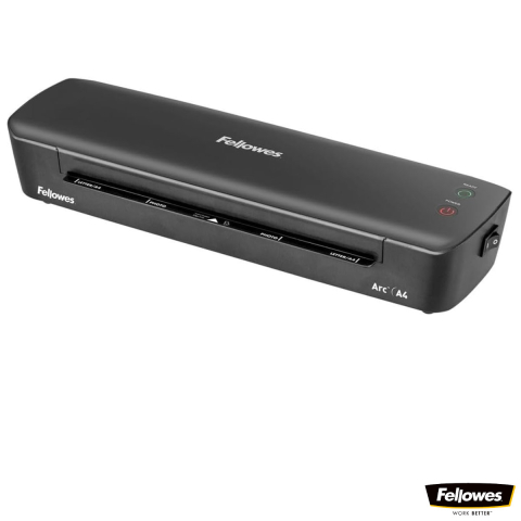 Birotica papetarie - Laminator A4 Fellowes Arc cu functie de eliberare si kit folii inclus pentru documente, fotografii si proiecte creative