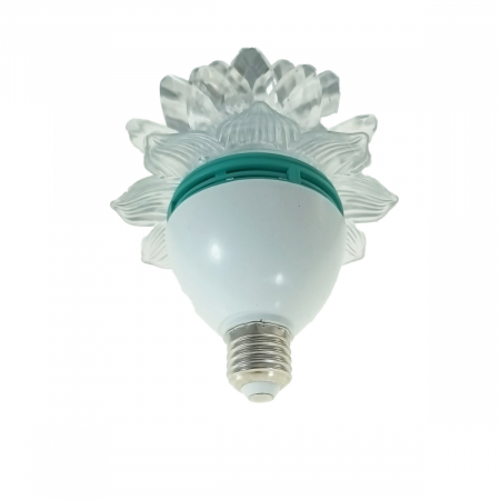 Lampadare si lampi - Lampa rotativa LED RGB 3W, Lotus, diametru 12cm