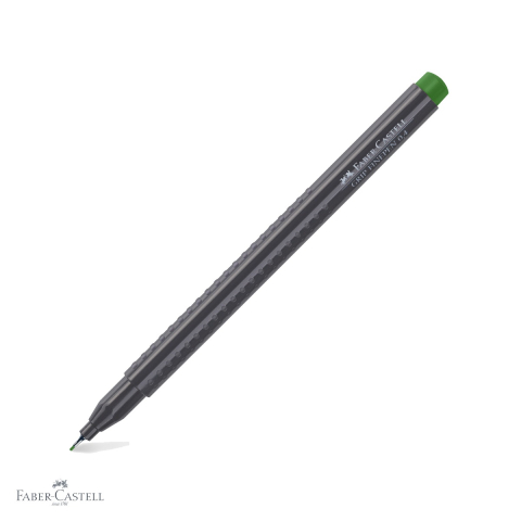 Linere - Liner 0.4 mm Faber-Castell Grip, cerneala pe baza de apa, forma ergonomica triunghiulara