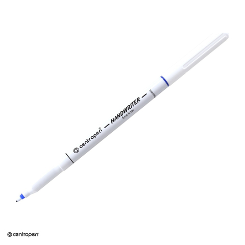 Birotica papetarie - Liner Centropen 2551 M, varf 0.5 mm, zona de prindere triunghiulara, albastru