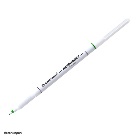 Birotica papetarie - Liner Centropen 2551 M, varf 0.5 mm, zona de prindere triunghiulara, verde