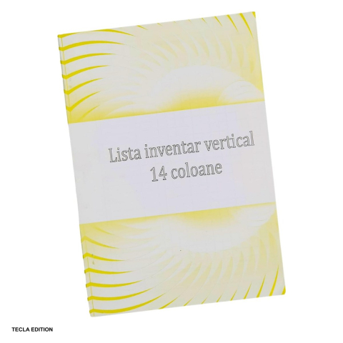 Formulare tipizate - Lista de inventar cu 14 coloane verticala, A4, 100 file