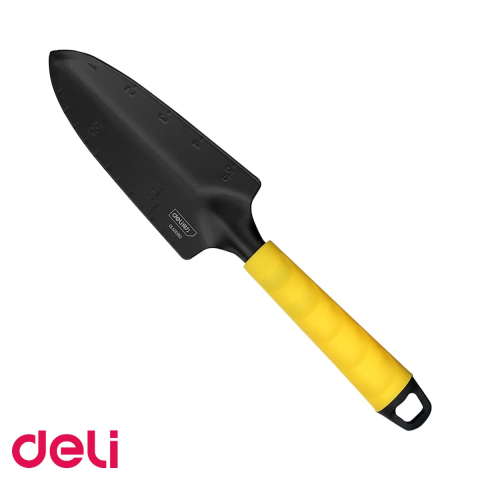 Unelte gradina - Lopata ingusta pentru gradinărit Deli, 31 cm, maner cu amortizor, pentru sapat si plantat