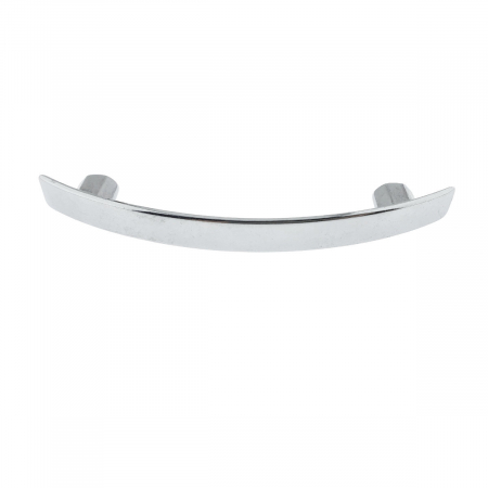 Mobilier - Maner din metal pentru mobilier, lungime 130 mm, MOB-66358, argintiu