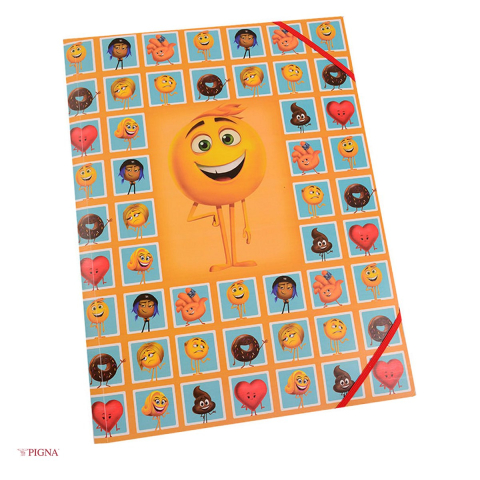 Birotica papetarie - Mapa Pigna Emoji, din plastic, elastic