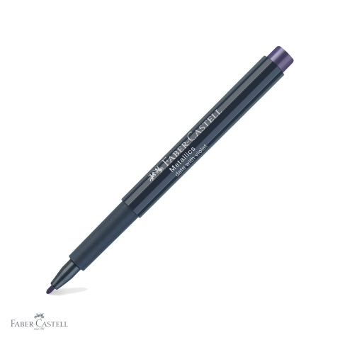 Markere - Marker metalic violet Faber-Castell, efect nobil, pentru suprafete lucioase si intunecate