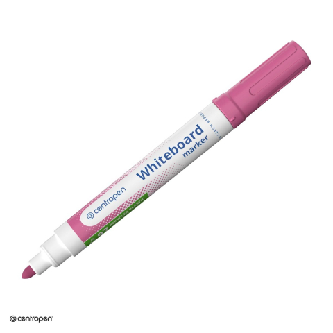 Instrumente de scris - Marker whiteboard Centropen 8559, varf rotund 2.5 mm, cerneala roz