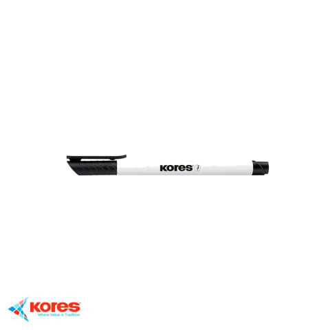 Birotica papetarie - Marker whiteboard Kores, varf rotund 1mm, cerneala cu uscare rapida, pentru tabla alba si flipchart