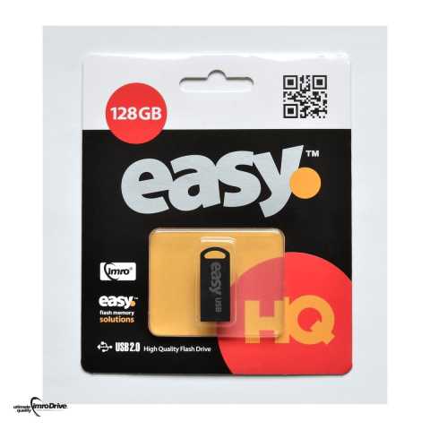 Medii de stocare - Memorie USB 128 GB Easy, USB 2.0, USB-A, negru