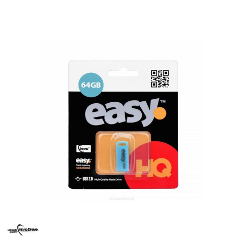 Memorie 64 Gb - Memorie USB 64 GB Imro Easy, USB 2.0, albastru