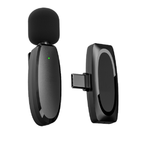 Microfoane Gaming - Microfon Wireless Lavalier USB-C pentru Smartphone, Reducere Zgomot ENC, 7 Ore Autonomie, Plug&Play, Ideal pentru Vlogging si Streaming