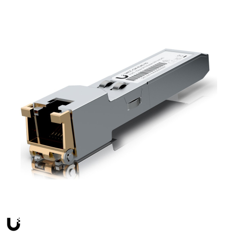 Accesorii retea - Modul SFP la RJ45 Ubiquiti UniFi UACC-CM-RJ45-1G, cupru, 10/100/1000 Mbps, distanta pana la 100 m, bucata, UACC-CM-RJ45-1G