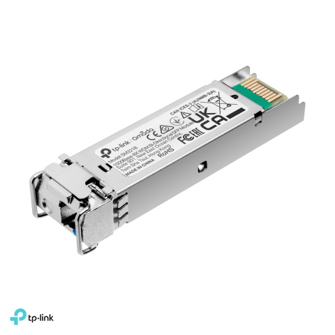 Accesorii retea - Modul SFP WDM bidirectional TP-Link Omada SM321B, 1000Base-BX, single-mode, TX 1310 nm / RX 1550 nm, LC simplex, 20 km, SM321B
