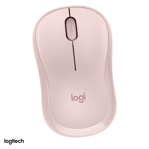 Accesorii IT - Mouse Bluetooth Logitech M240 Silent, clicuri silentioase SilentTouch, senzor optic 400-4000 DPI, 3 butoane, raza de lucru 10 m, 1 baterie AA, ambidextru, roz, 910-007121