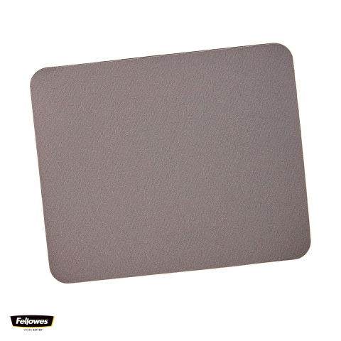 Mouse Pad Gaming - Mouse pad Fellowes din poliester, baza antiderapanta 5 mm, 230x190 mm, gri