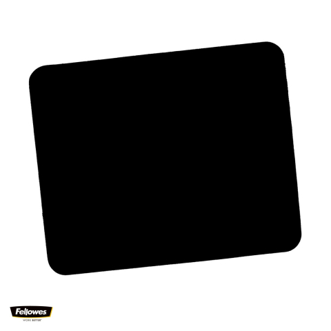 Mouse Pad Gaming - Mouse pad Fellowes din poliester, baza antiderapanta 5 mm, 230x190 mm, negru