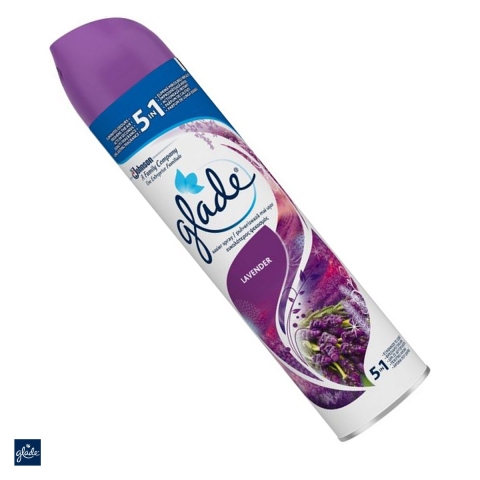 Odorizante - Odorizant de camera Glade spray 300 ml, parfum Lavender, parfum cu mai multe straturi, capac pentru pulverizare usoara, pentru folosire zilnica
