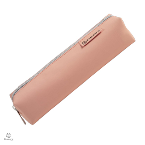 Birotica papetarie - Penar etui Exacompta Aquarel din material cauciucat lavabil, 22x8x8 cm, diverse forme, multicolor