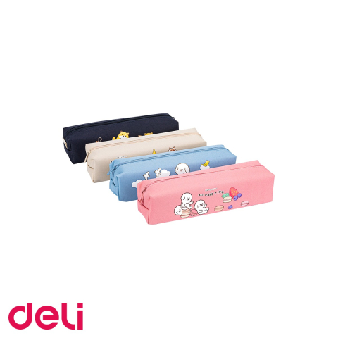 Birotica papetarie - Penar etui tubular Deli Lovely, design compact si incapator, pentru scoala