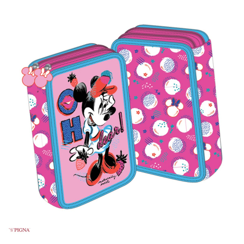 Birotica papetarie - Penar Pigna Dots Minnie, neechipat 2 fermoare