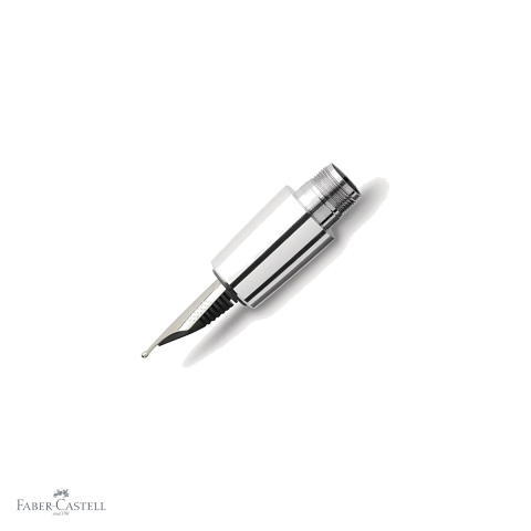 Penite si convertoare pentru stilou - Penita stilou Faber-Castell E-Motion, otel inoxidabil, scriere extrafina, pentru colectia E-Motion
