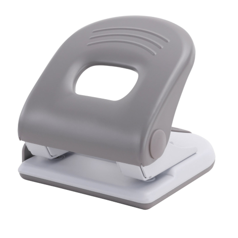 Birotica papetarie - Perforator metalic 40 coli E0120, diametru 6mm, distanta 80 mm, pentru birou si arhivare, culoare asortata