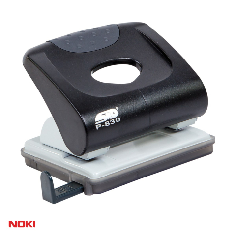 Birotica papetarie - Perforator metalic NOKI P830, 30 coli, negru