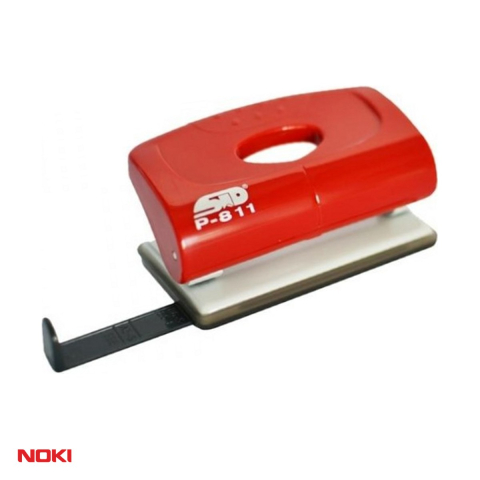Birotica papetarie - Perforator NOKI P811, 10 coli, rosu