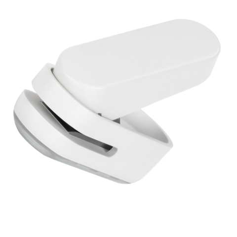 Birotica papetarie - Perforator o gaura 10 coli Nusign, alb, plastic, portabil, diametru 6 mm, adancime 12 mm, dimensiuni 72x28x63 mm