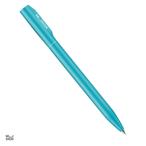 Birotica papetarie - Pix cu gel Nusign, cu mecanism, varf 0.5 mm, cerneala albastra, corp albastru