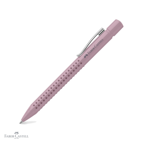 Pixuri cu mecanism - Pix cu mecanism Faber-Castell Grip 2010 Rose, zona anti-alunecare ergonomica, pentru scris zilnic