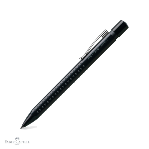 Pixuri cu mecanism - Pix cu mecanism Faber-Castell Grip 2010, zona anti-alunecare ergonomica triunghiulara, negru