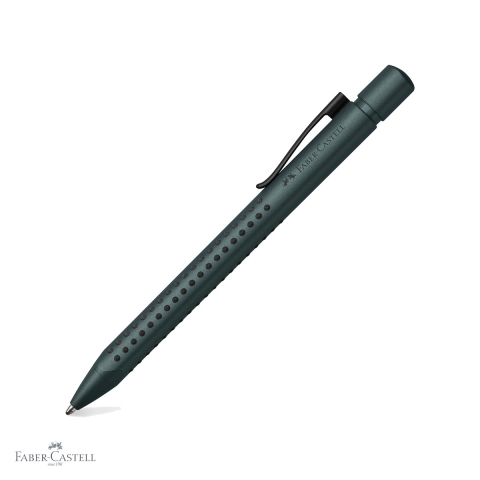 Pixuri cu mecanism - Pix cu mecanism Faber-Castell Grip 2011, verde inchis, rezerva mare capacitate XB, editie speciala