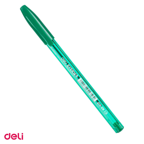 Pixuri - Pix de unica folosinta Deli Q19 Every, varf 1 mm, cerneala verde