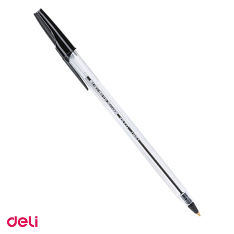 Pixuri - Pix de unica folosinta Deli Think Q3, varf 1 mm, cerneala neagra