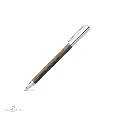 Pixuri premium - Pix Faber-Castell Ambition Cocos, corp din lemn de cocos, mina neagra B, mecanism rotativ, pentru scriere premium