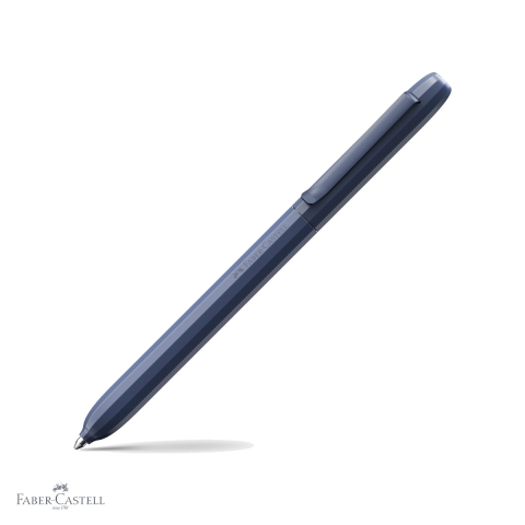 Pixuri premium - Pix premium Faber-Castell Avori Midnight Muse, mecanism rotativ, mina albastra XB, din plastic reciclat, bleumarin