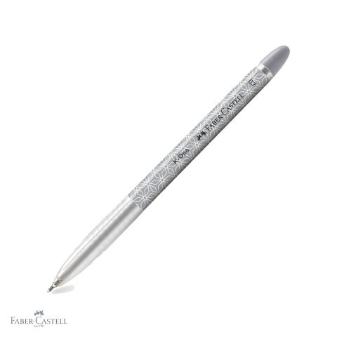 Pixuri unica folosinta - Pix unica folosinta Faber-Castell K1, varf 0.7mm, cerneala neagra, scriere lina, corp ergonomic triunghiular