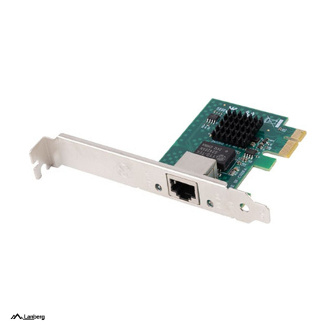 Placi de retea - Placa de retea PCI Express Lanberg PCE-25GB-001, 2.5 GbE, 1 port RJ45, chipset Intel I226, Wake on LAN, bracket low profile inclus, PCE-25GB-001