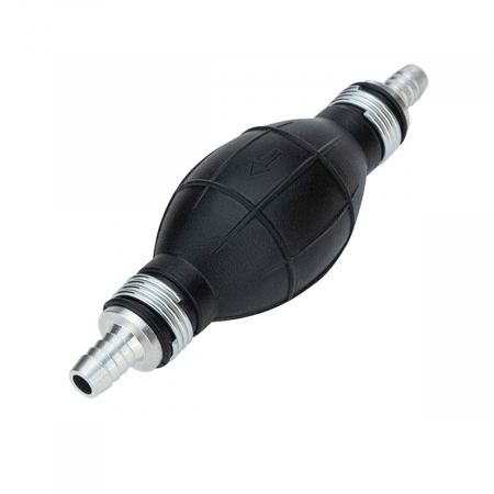 Bricolaj - Pompa manuala de ulei si combustibil pentru amorsare, diametru supapa de 9mm, cu 2 supape, unisesns, 41837, neagra