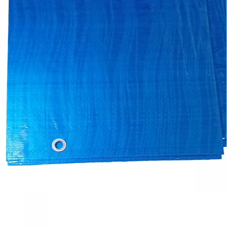 Prelate si plase - Prelata multifunctionala, 3 x 4 m, 60g/m², Top Tools, cu inele de prindere, albastra