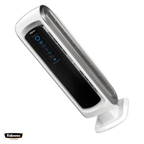 Purificatoare de aer - Purificator de aer Fellowes AeraMax DX5 pentru incaperi de 8-18 mp, filtru HEPA si filtru cu carbune activ, ionizare PlasmaTrue, 3 viteze, 700x180x214 mm