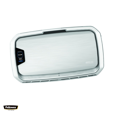 Purificatoare de aer - Purificator de aer Fellowes AeraMax Pro AMIV PureView pentru spatii de pana la 130 mp, senzor laser EnviroSmart 2.0, motor dublu, 5 viteze, 49.53x93.98x24.13 cm